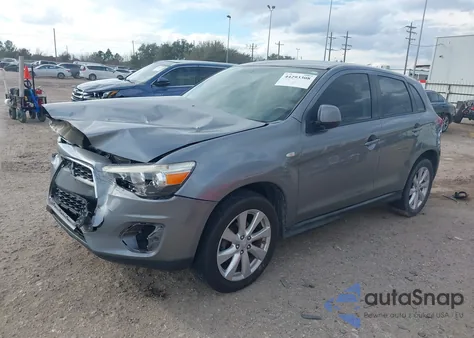 2014 Mitsubishi Outlander Sport Es z USA, uszkodzony, nr VIN 4A4AP3AU7EE011745
